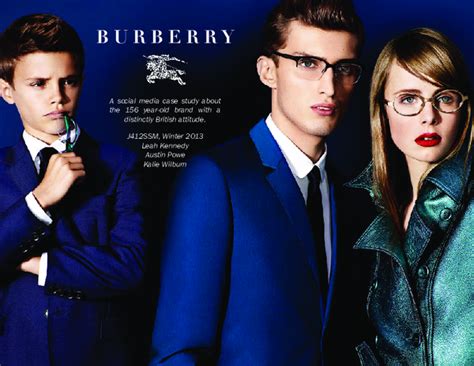 burberry social media model